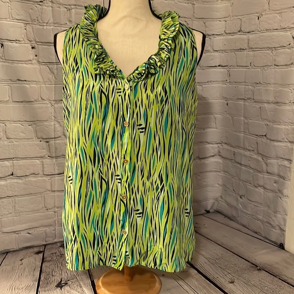 Lilly‎ Pulitzer silk blouse